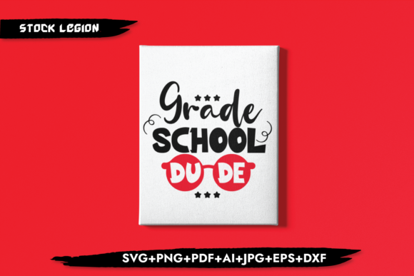 Grade School Dude Graphics for Crafts