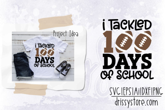 I Tackled 100 Days of School Graphics for Crafts