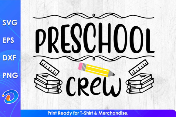 Preschool Crew Teacher Graphics for Crafts