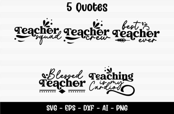 School, Teacher Quotes: Graphics for Crafts
