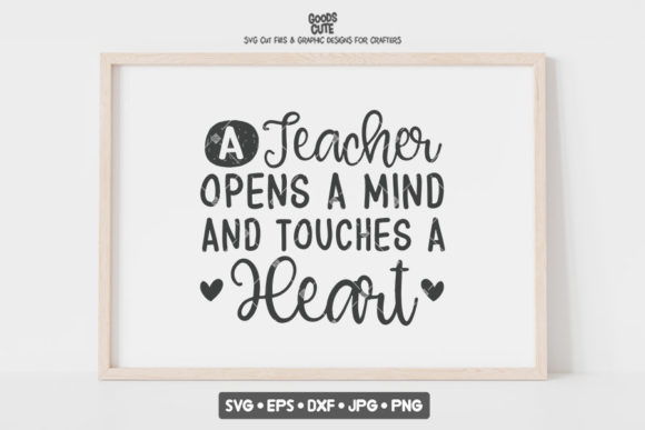Teacher Mind & Heart Graphics for Crafts